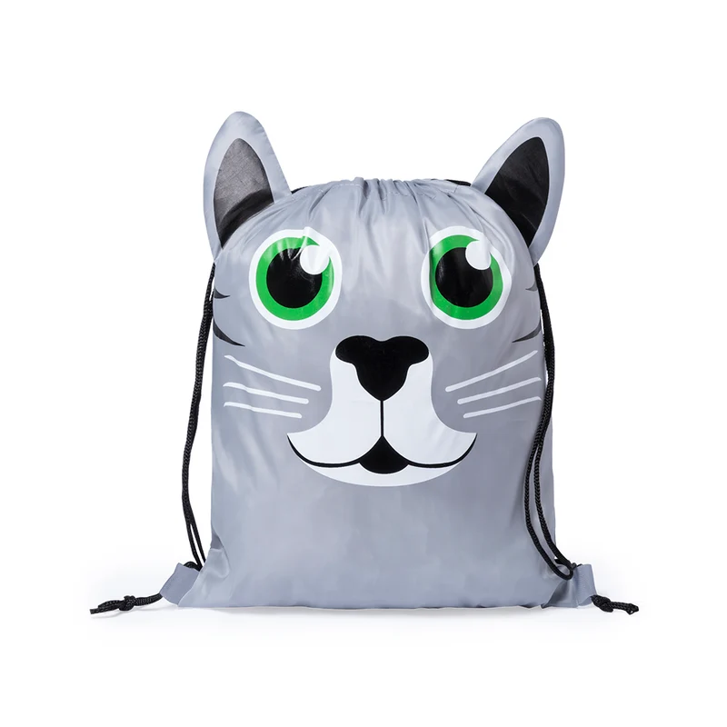 Sac à dos à cordelettes pliable pour enfant en polyester LLOREL