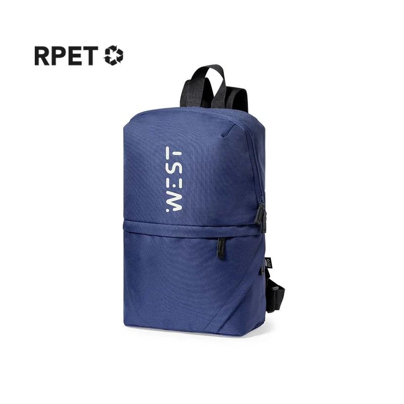 Sac à dos en polyester 600d rpet avec dos rembourré BRONUL