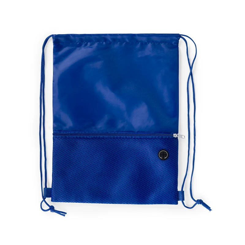 Sac à dos à cordelettes en polyester doux 210d BICALZ