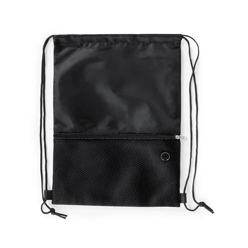 Sac à dos à cordelettes en polyester doux 210d BICALZ