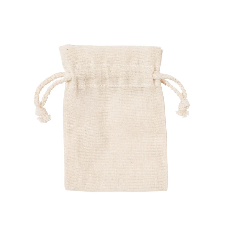 Sac 10x14 cm avec fermeture à cordon et en 100% coton SEAKING
