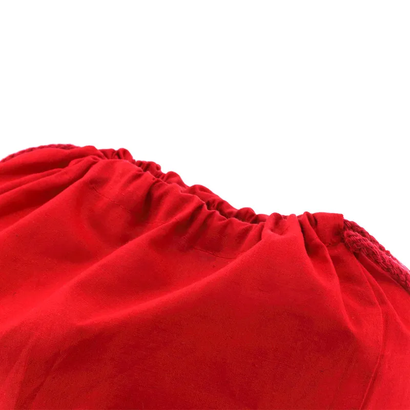 Sac à dos à cordelettes en tissu 100 % coton doux 100gr / m2 BASS