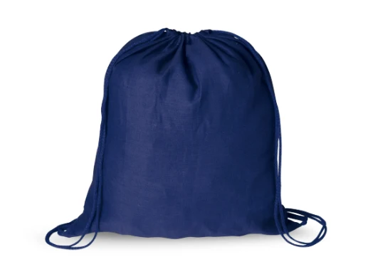 Sac à dos à cordelettes en tissu 100 % coton doux 100gr / m2 BASS
