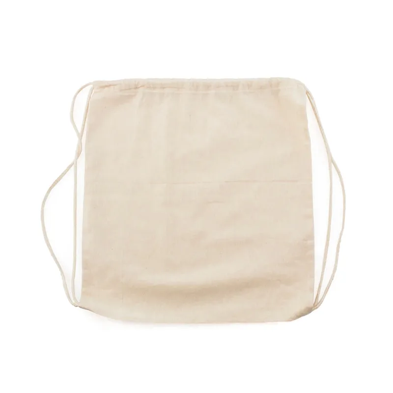 Sac à dos à cordes épaisses 100 % coton 100gr / m2 CURTIS