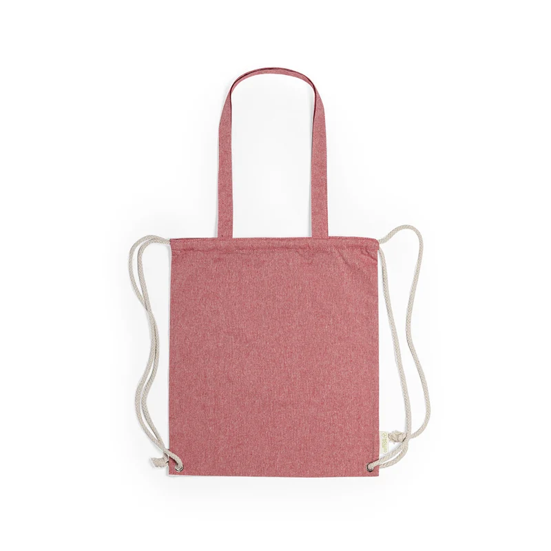 Sac à dos de corde 100 % coton recyclé 140gr / m2 FENIN