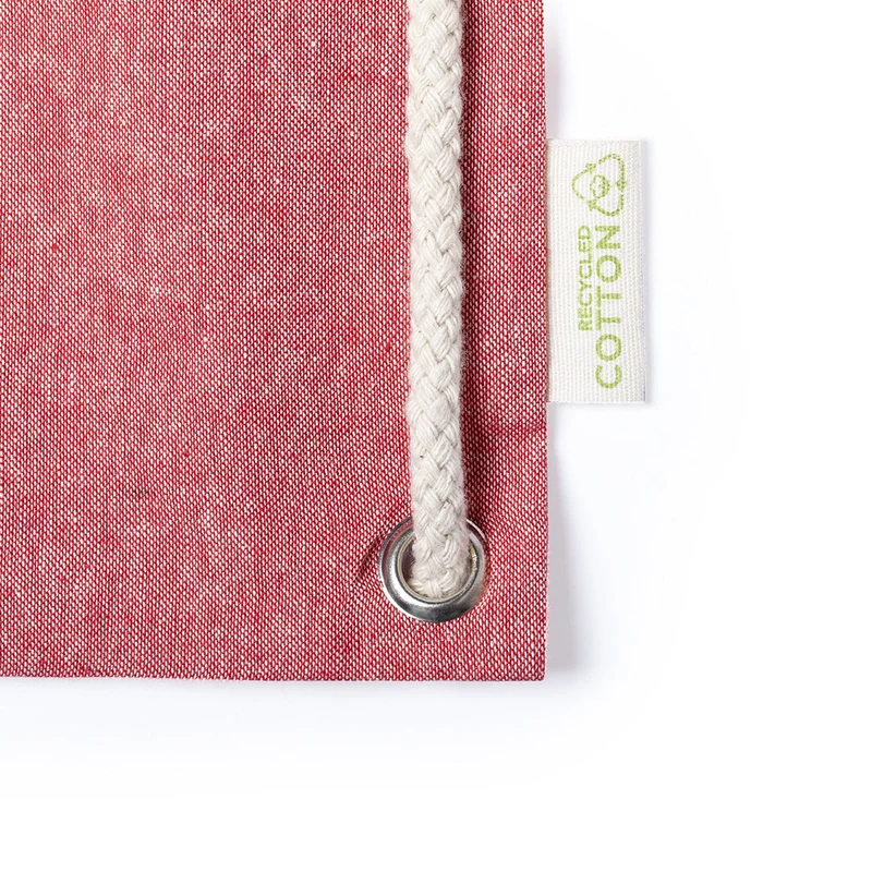 Sac à dos de corde 100 % coton recyclé 140gr / m2 FENIN