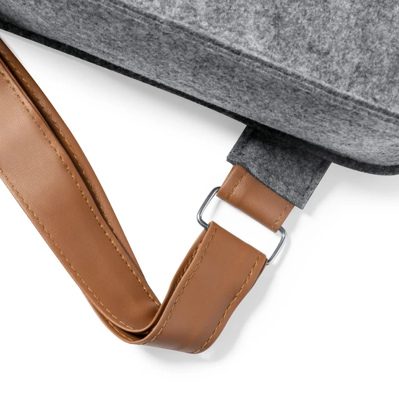 Sac à dos en feutrine rpet et similicuir ZAKIAN