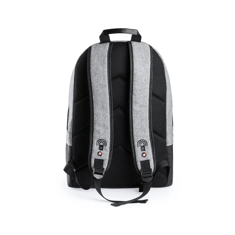 Sac à dos en polyester 600d avec pochettes pour portable, dos, bretelles rembourrées et indicateurs HALTON