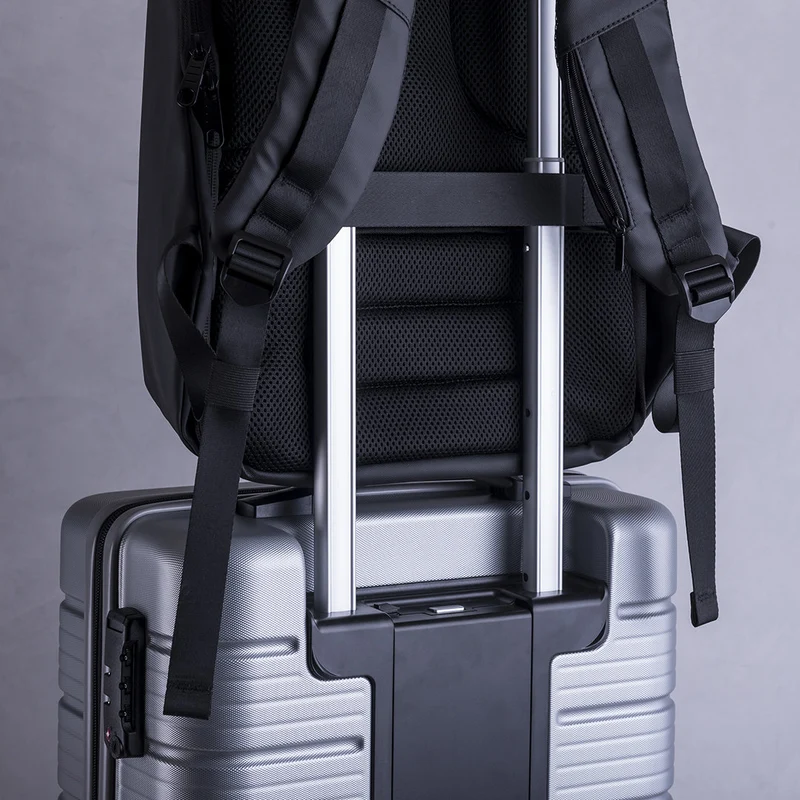 Sac à dos anti-vol en tissu polyester 900d rembourré avec fermeture sécurité RANLEY
