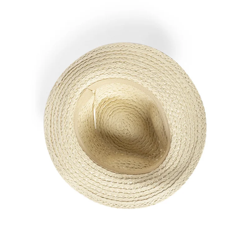 Chapeau en matière synthétique et finition naturelle RANDOLF