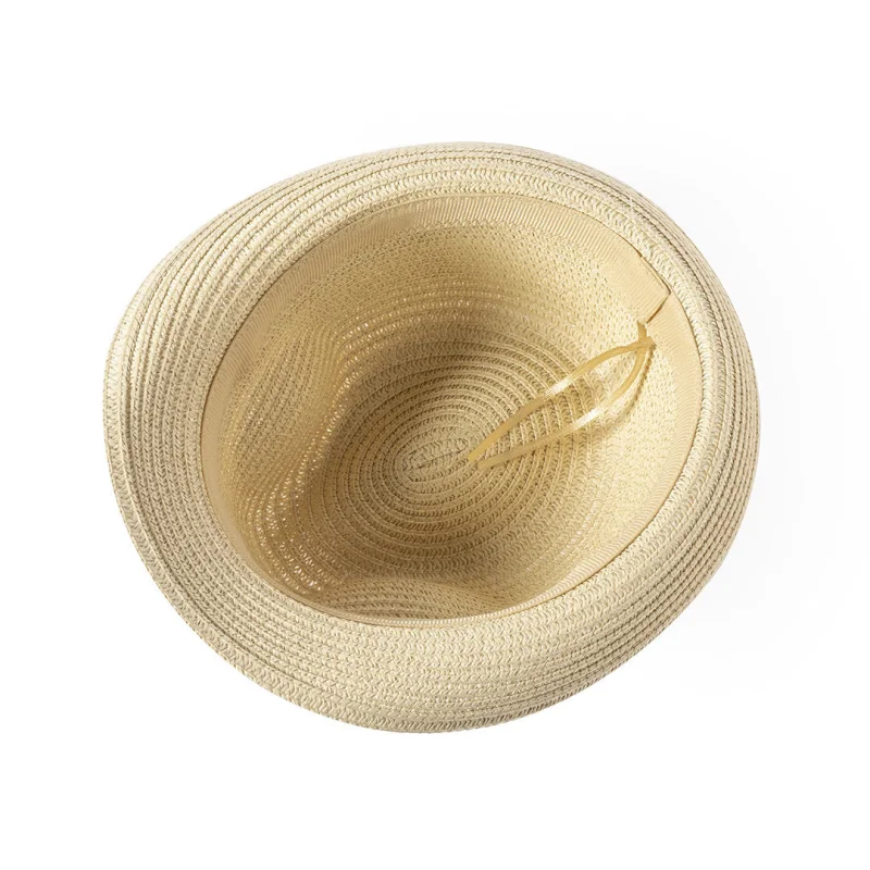 Chapeau en matière synthétique et finition naturelle RANDOLF