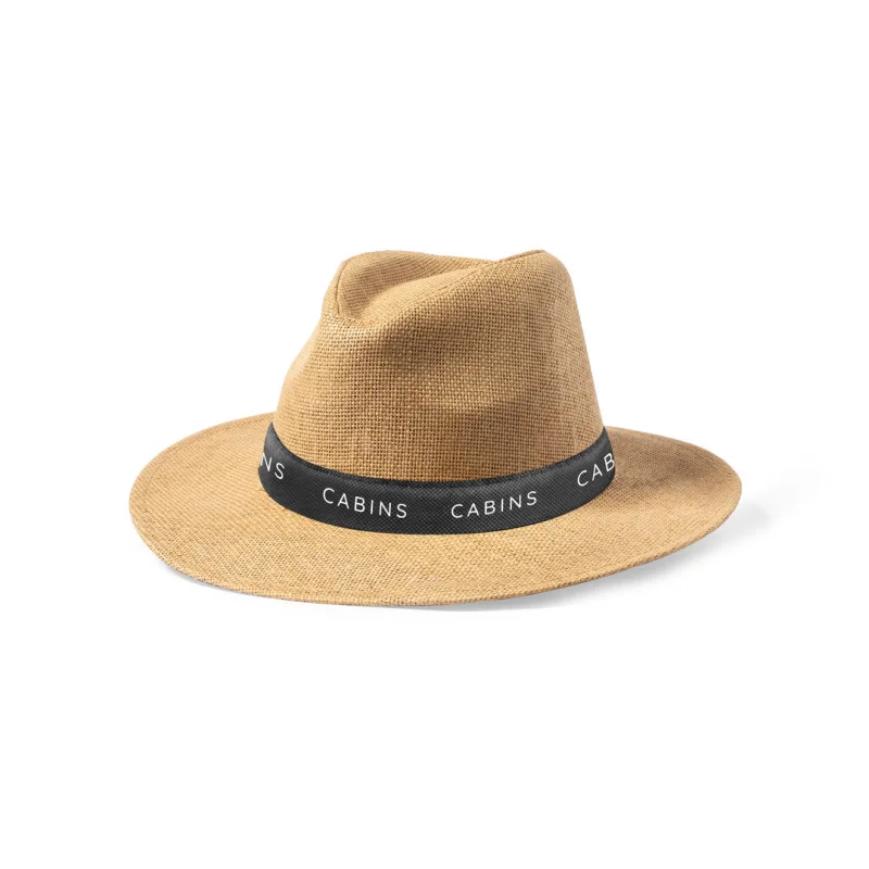 Chapeau en paille de papier avec sangle intérieur réglable MULINS