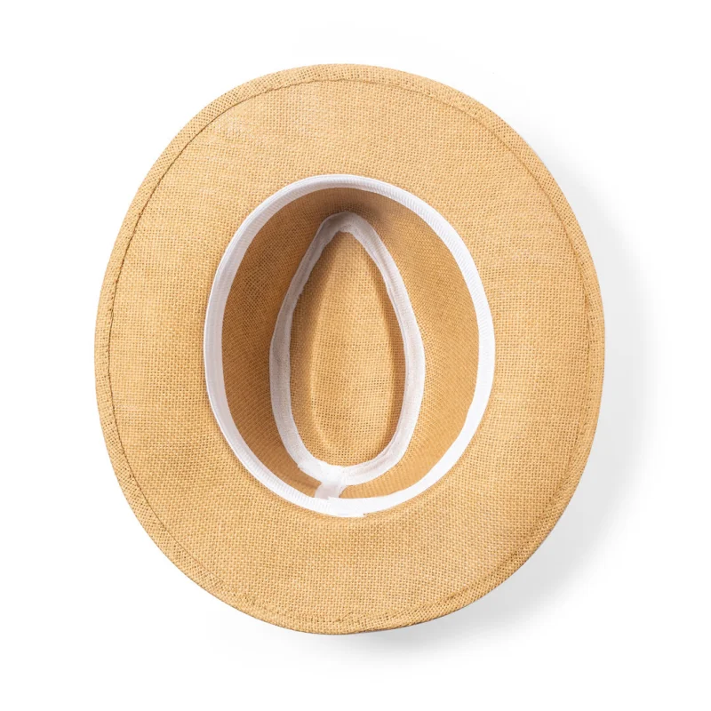 Chapeau en paille de papier avec sangle intérieur réglable MULINS