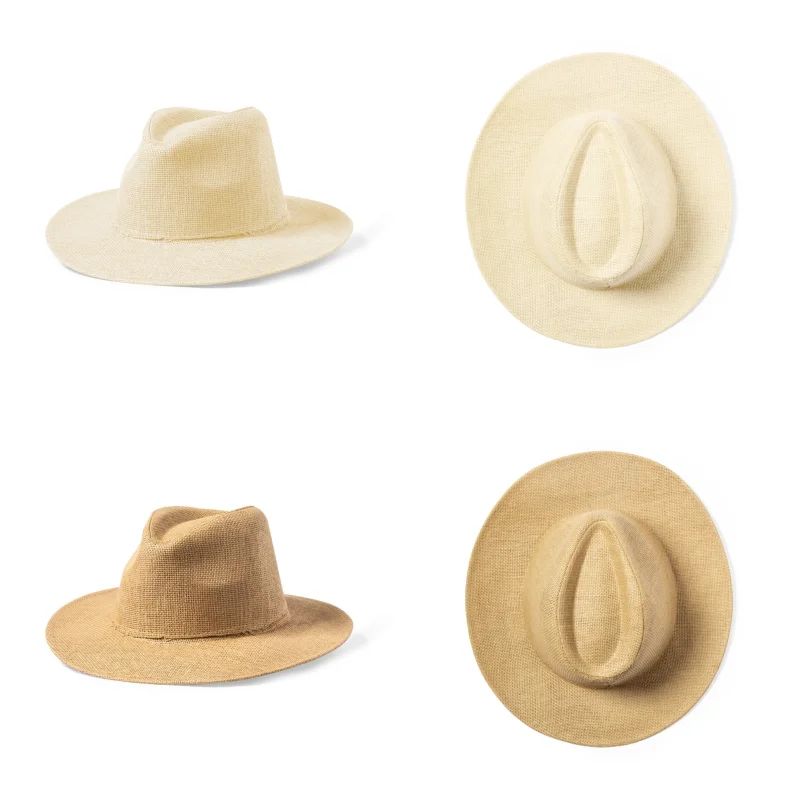 Chapeau en paille de papier avec sangle intérieur réglable MULINS