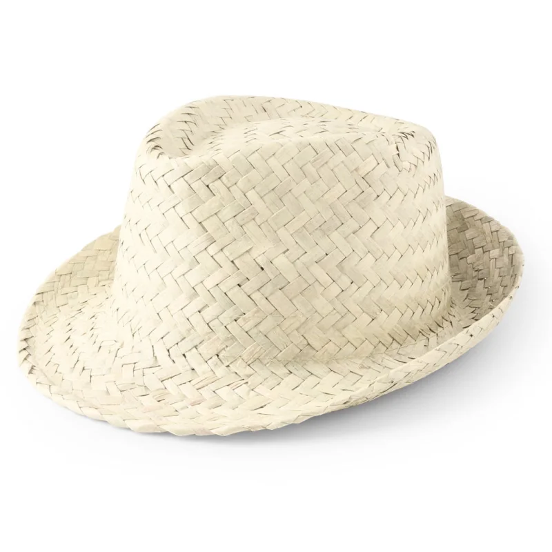 Chapeau de paille avec ruban intérieur confortable ZELIO