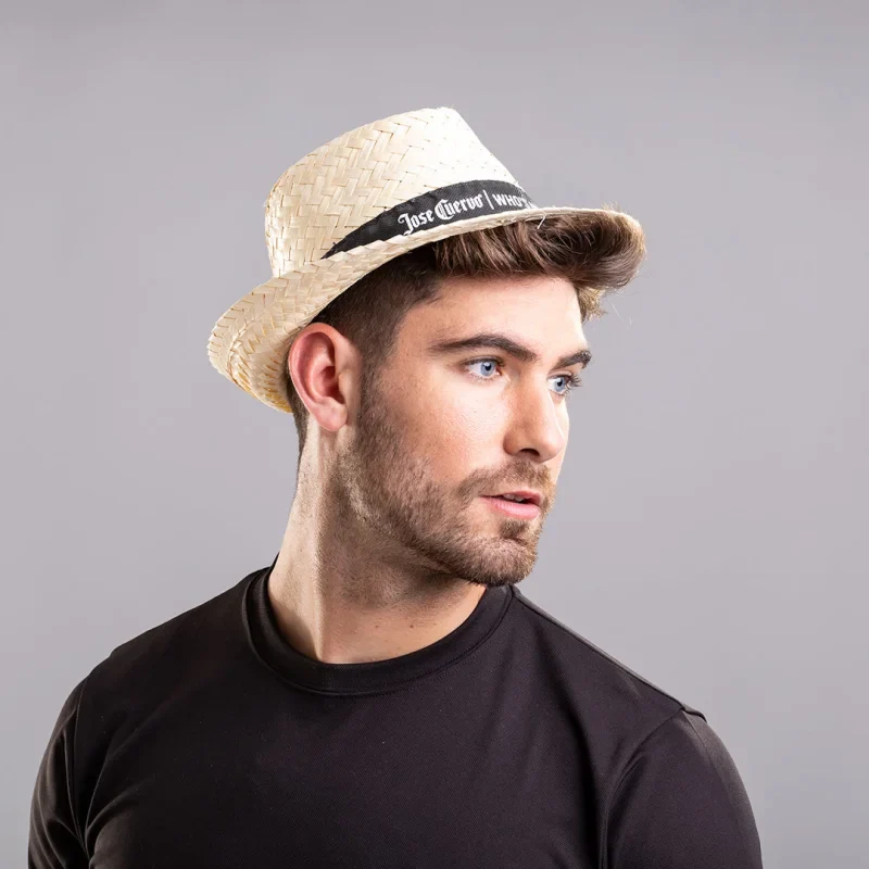 Chapeau de paille avec ruban intérieur confortable ZELIO