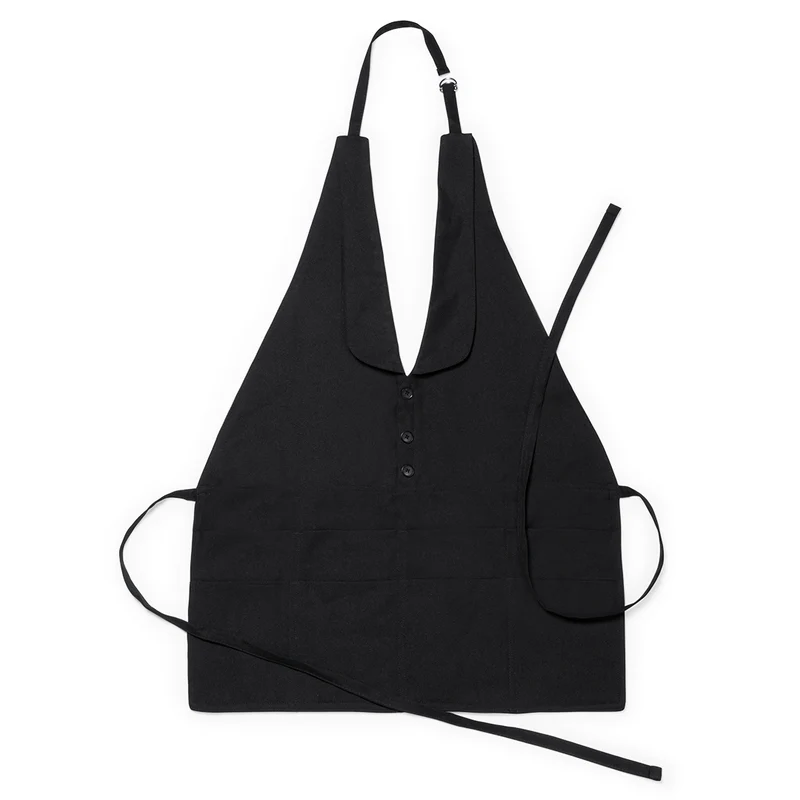 Tablier couleur noir 100% polyester JAVESS