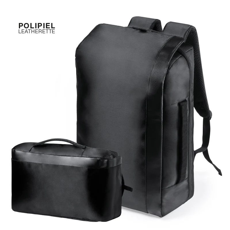 Sac à dos élégant en polyester résistant 300d et similicuir SLEITER