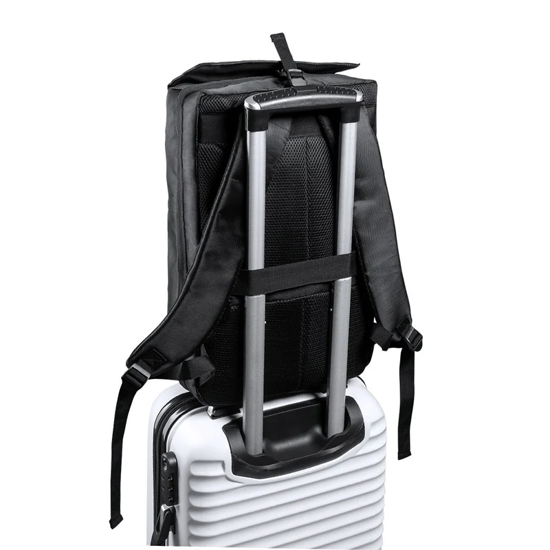 Sac à dos élégant en polyester résistant 300d et similicuir SLEITER