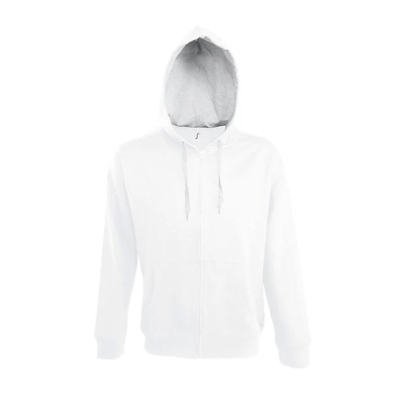 Veste zippée homme bicolore à capuche doublée contrastée SOUL MEN