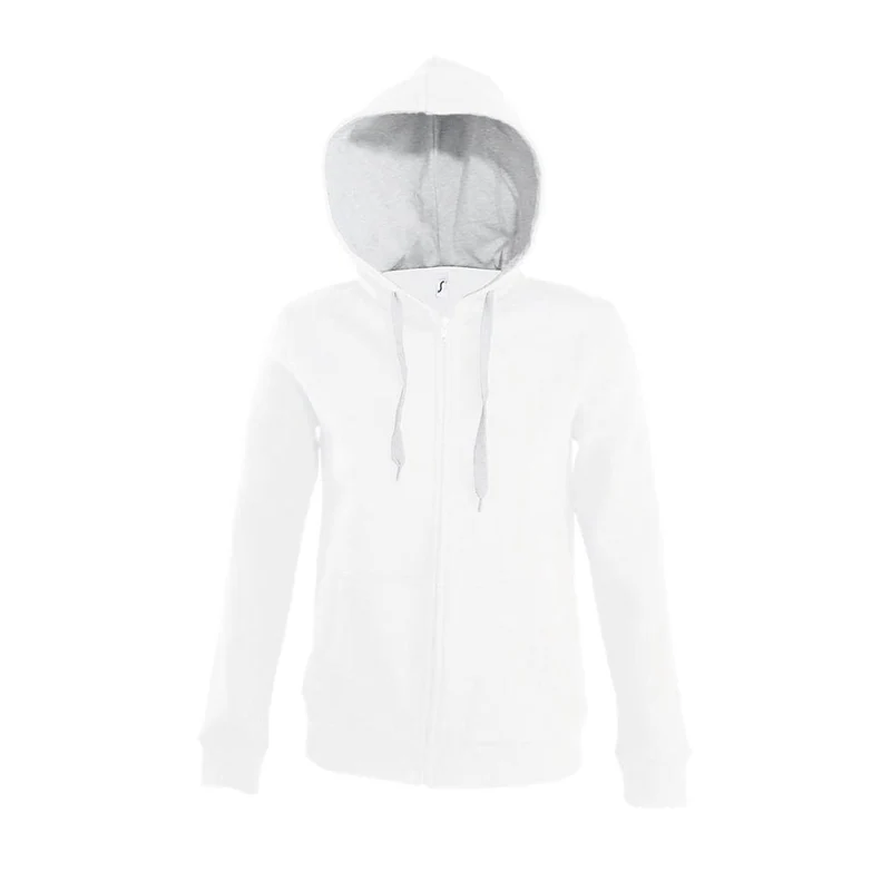 Veste zippée femme bicolore à capuche doublée contrastée SOUL WOMEN