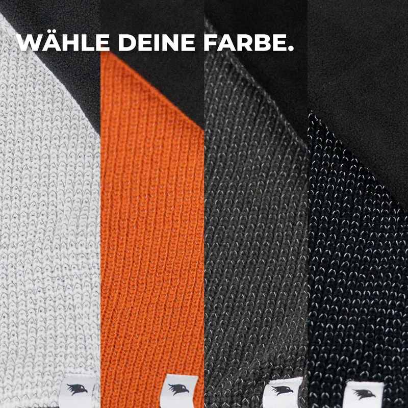 NOUVEAU : Écharpe réfléchissante - Écharpe tricotée réfléchissante avec doublure en polaire