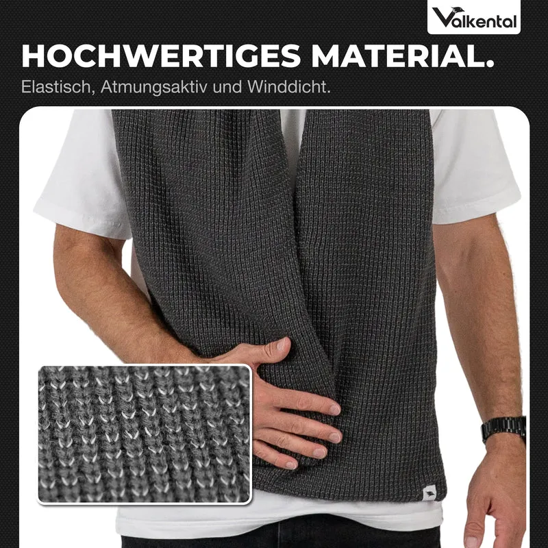 NOUVEAU : Écharpe réfléchissante - Écharpe tricotée réfléchissante avec doublure en polaire