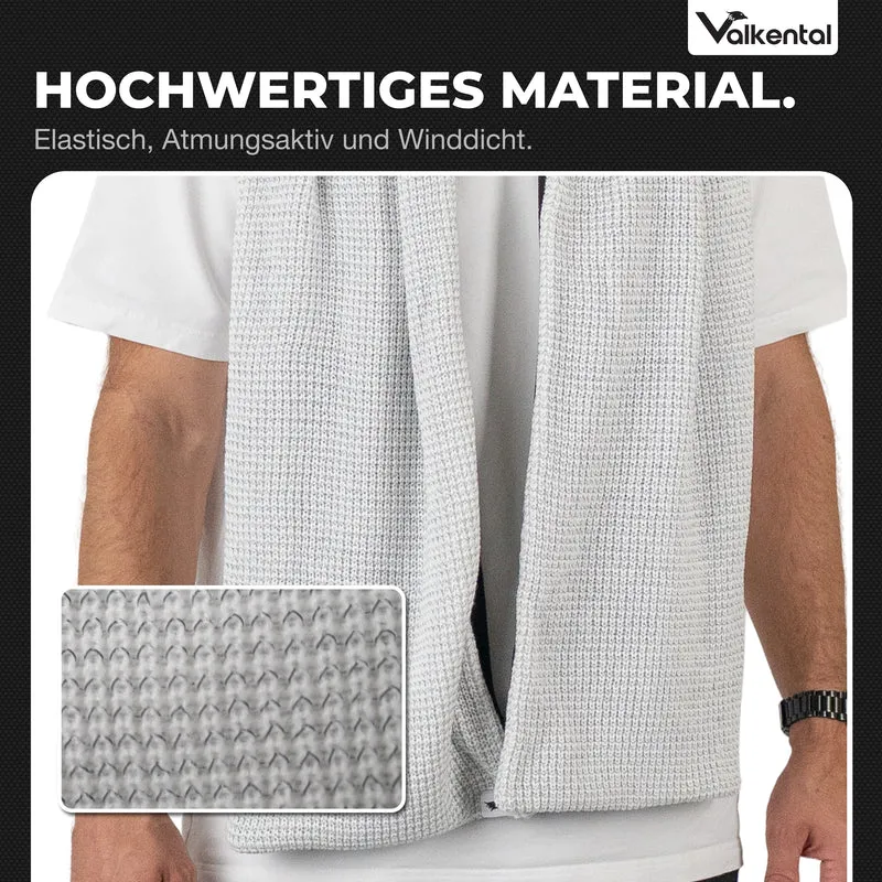 NOUVEAU : Écharpe réfléchissante - Écharpe tricotée réfléchissante avec doublure en polaire