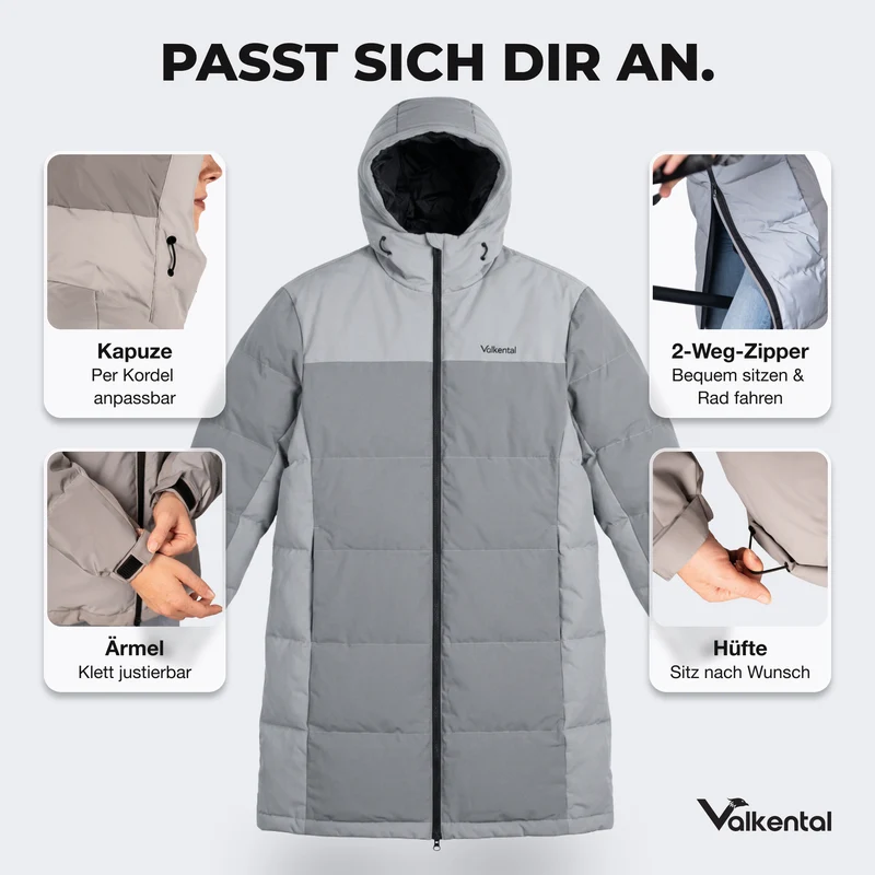 Reflective Puffer Coat - Doudoune 100 % réfléchissante