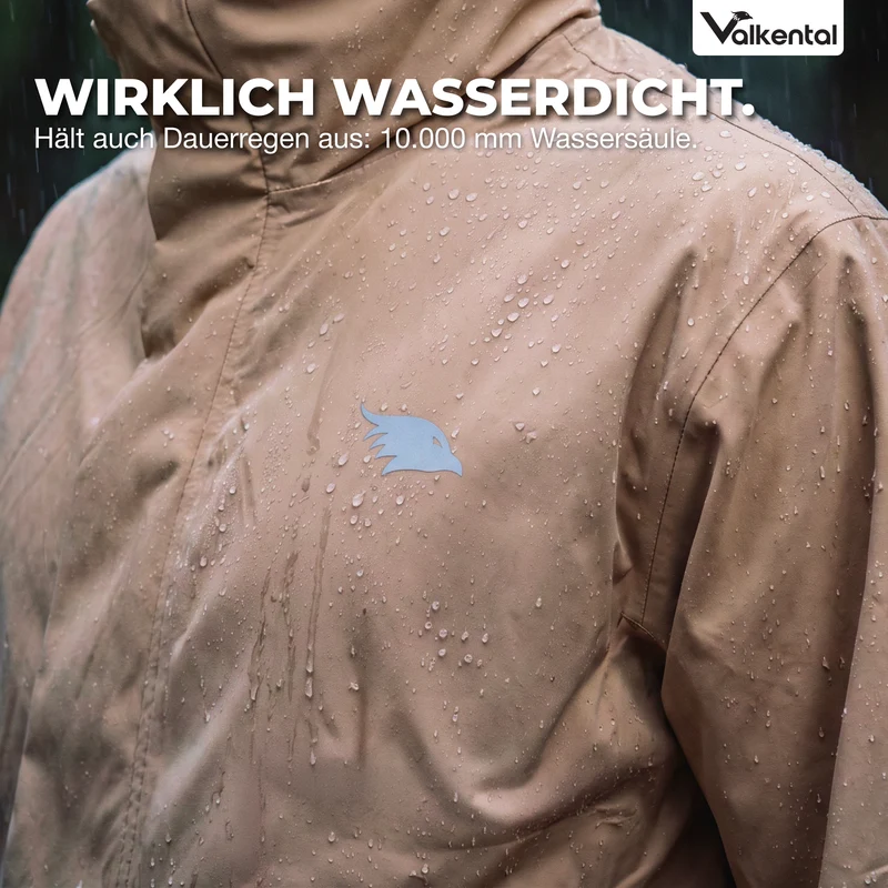 Veste 3 en 1 Smart Jacket - 100 % réfléchissante et imperméable, avec polaire amovible à fermeture éclair - Produit de deuxième choix