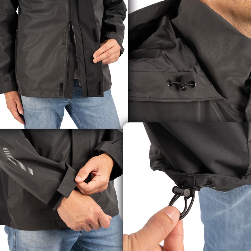 Rain Jacket - veste de pluie 100% réfléchissante et imperméable