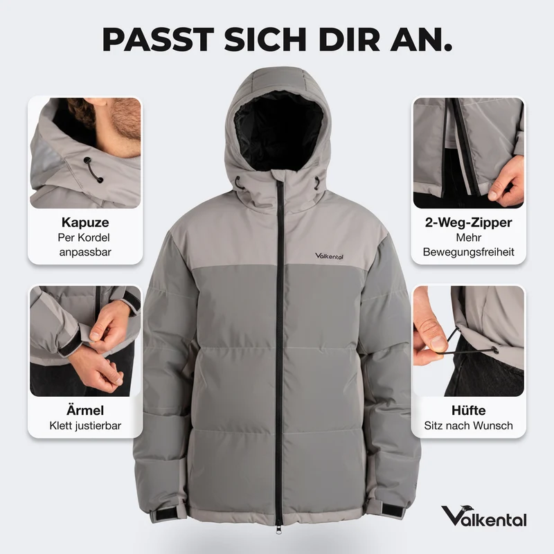 NOUVEAU : Reflective Puffer - Doudoune 100 % réfléchissante - Produit de deuxième choix