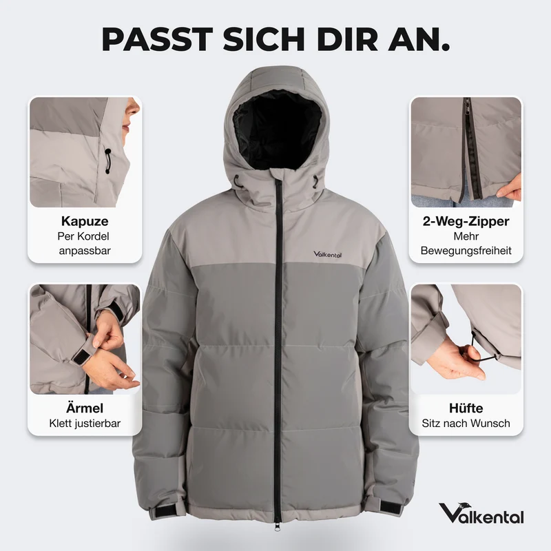 NOUVEAU : Reflective Puffer - Doudoune 100 % réfléchissante - Produit de deuxième choix