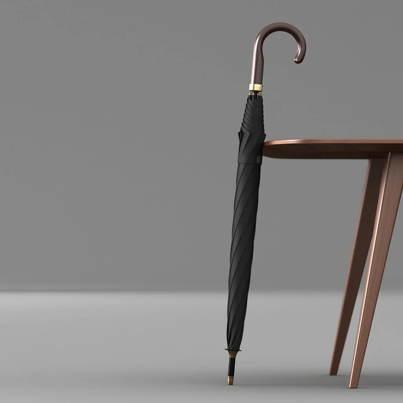 Luxury Leather Handle Umbrella - OL121