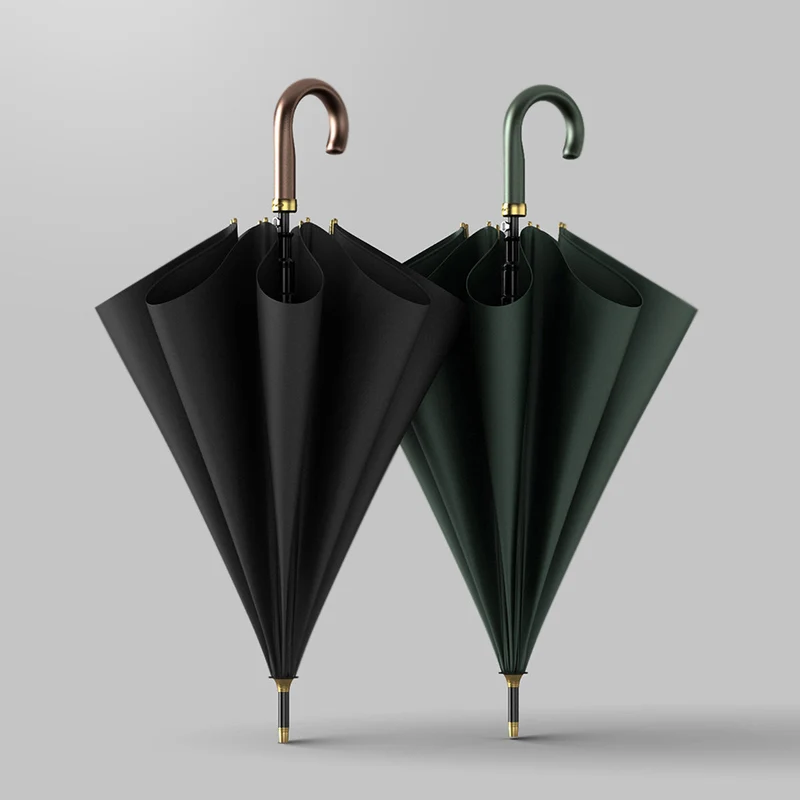 Luxury Leather Handle Umbrella - OL121