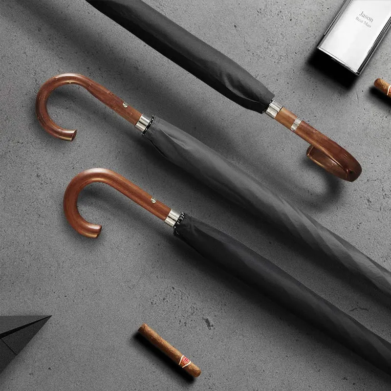 Gents Black Umbrella - OL110