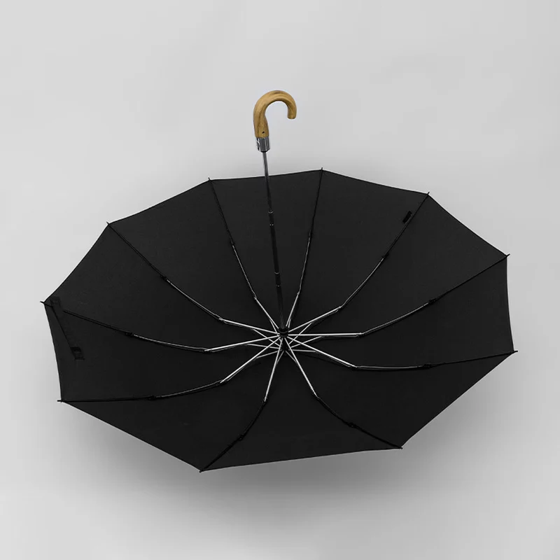 Inverted Umbrella with Wooden Handle - RF124