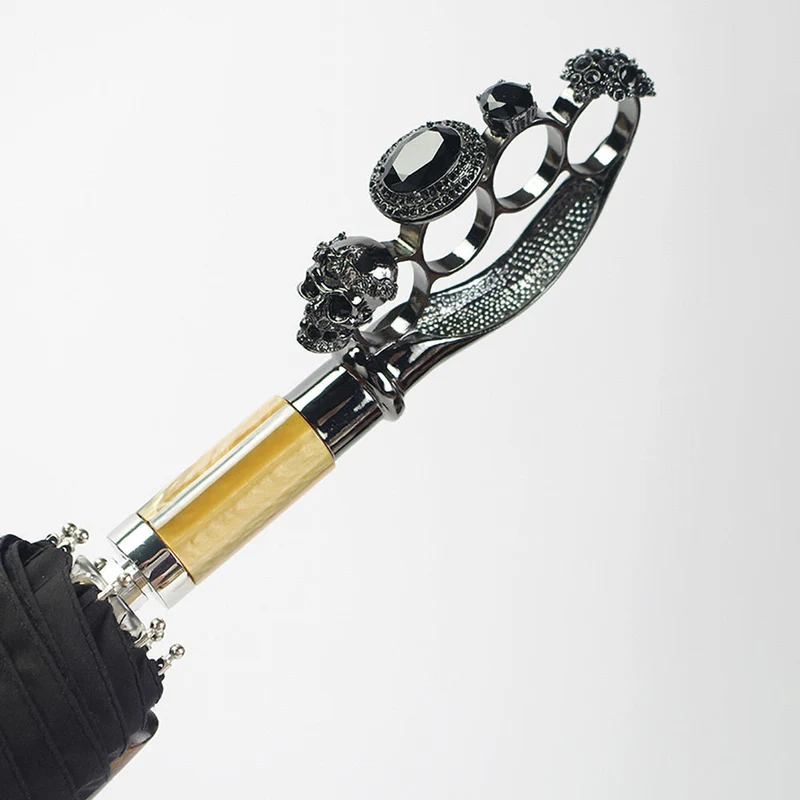 Luxury Ring Handle Folding Umbrella