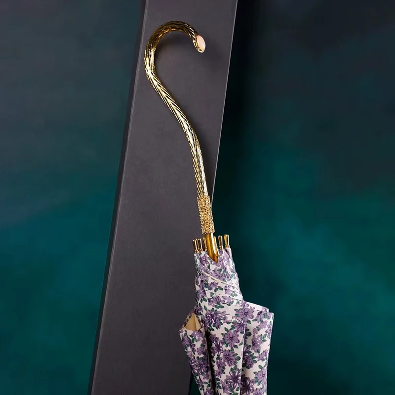 Purple Flower Umbrella