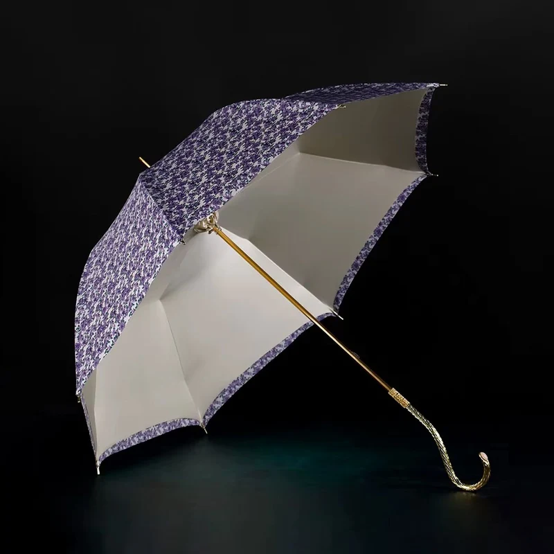 Purple Flower Umbrella