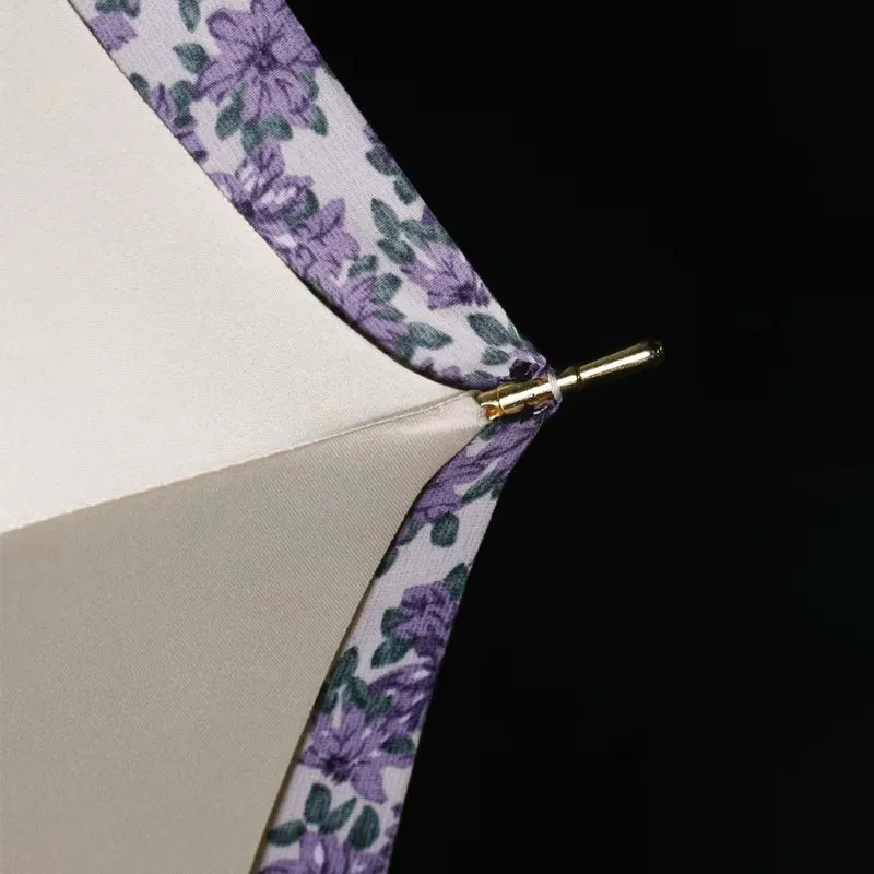 Purple Flower Umbrella