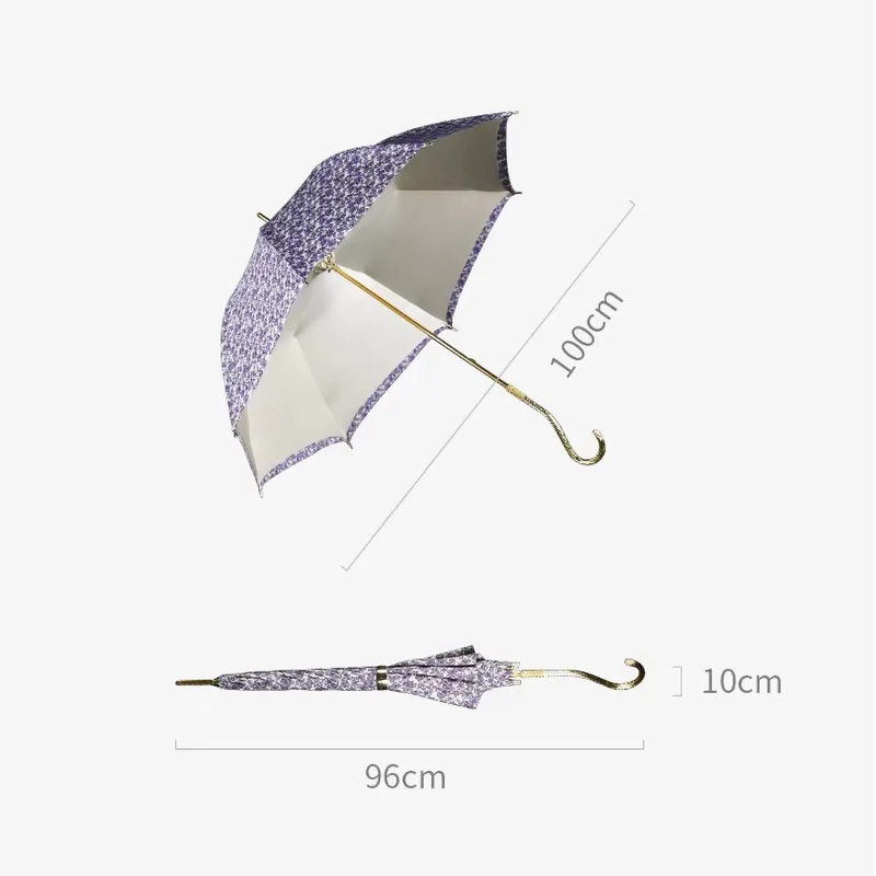 Purple Flower Umbrella