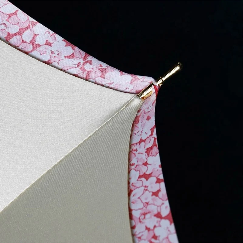 Pink Floral Umbrella