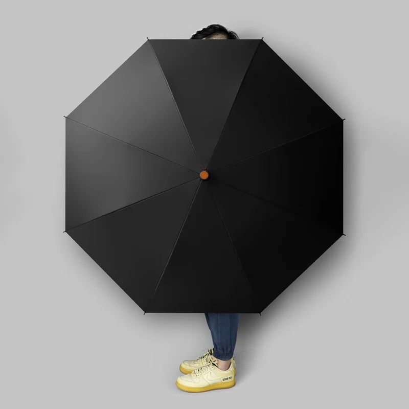 Long Umbrella with Wooden Handle - PL122