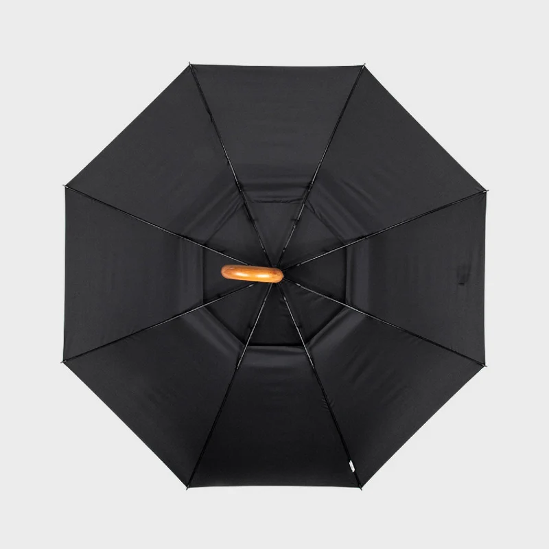 Double Canopy Golf Umbrella with Wooden Handle - PL135