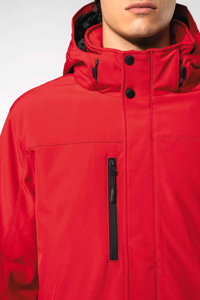 K650 - Parka softshell doublée capuche homme