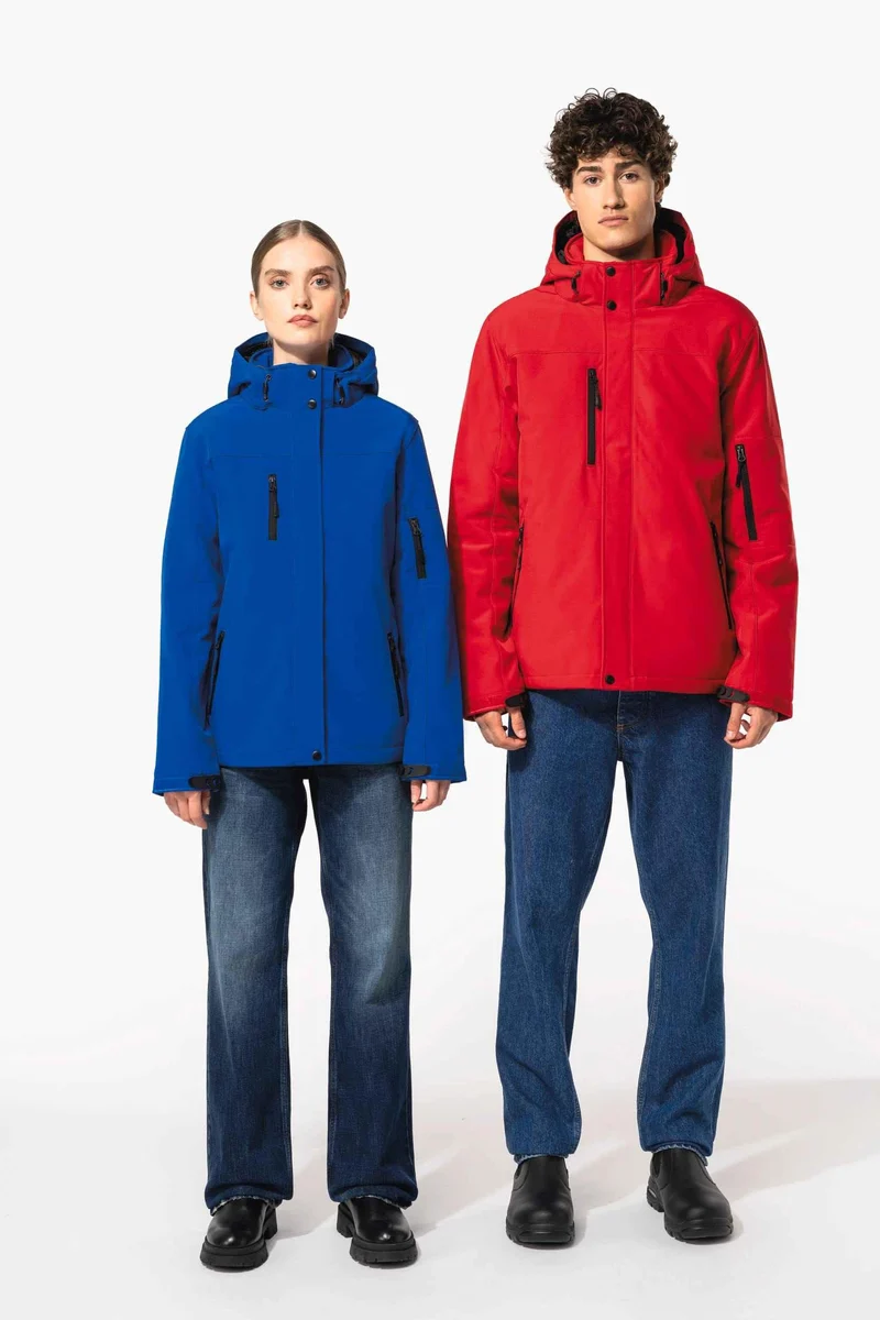 K650 - Parka softshell doublée capuche homme