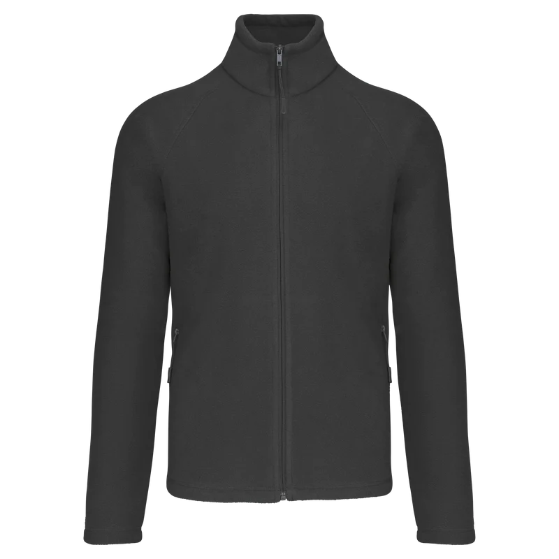 K917 - Veste micropolaire zippée manches raglan homme