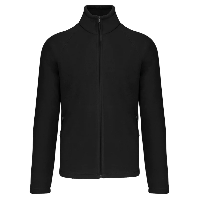 K917 - Veste micropolaire zippée manches raglan homme