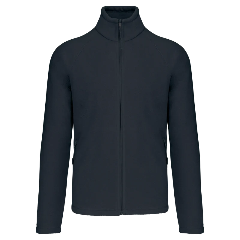 K917 - Veste micropolaire zippée manches raglan homme
